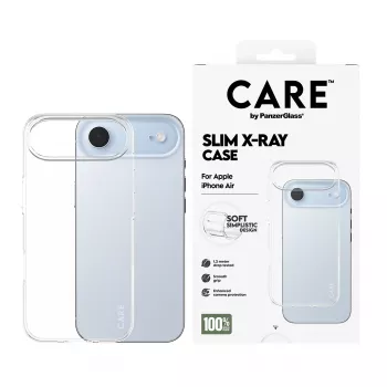 PanzerGlass CARE™ by ® X-Ray -kotelo iPhone Air, suojakotelo, Apple, Apple - iPhone Air, läpinäkyvä