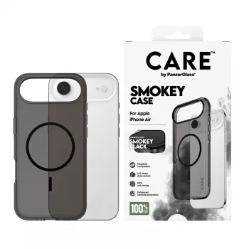 PanzerGlass CARE™ by ® Urban Explorer Case Smokey mustalla MagSafe -kotelo iPhone Air