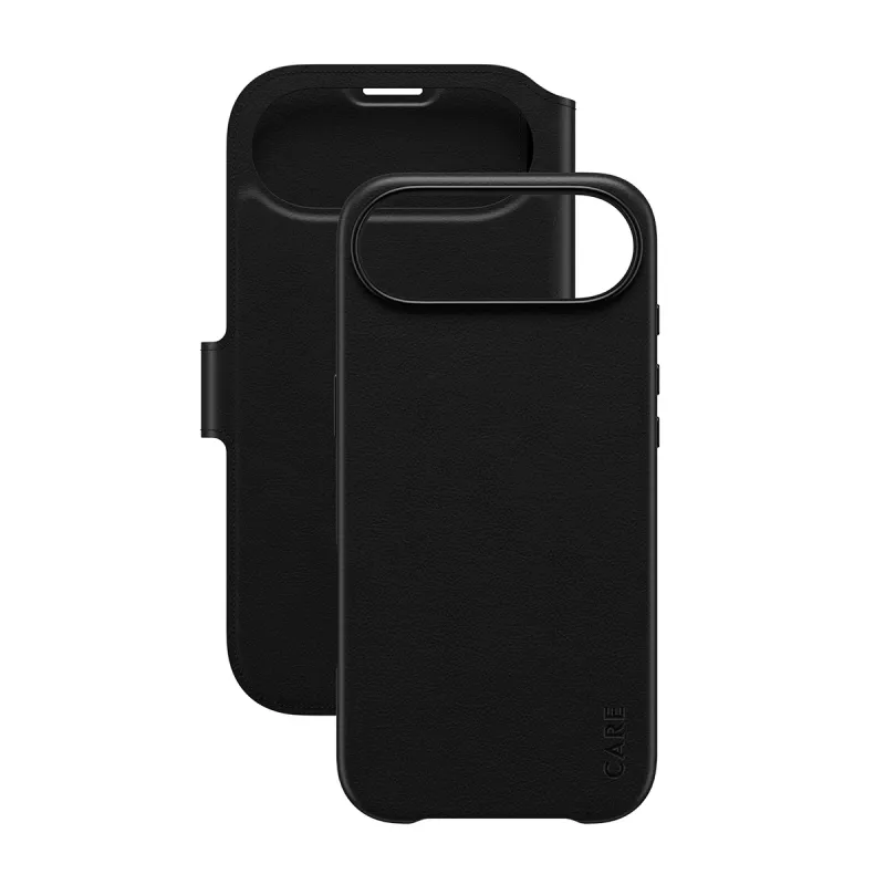 PanzerGlass CARE Tango 2-in-1 -lompakkokotelo MagSafe-yhteensopiva iPhone Air — musta