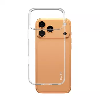 PanzerGlass CARE X-Ray -muotikotelo iPhone 17 Pro Maxille, läpinäkyvä pehmeä suojakotelo
