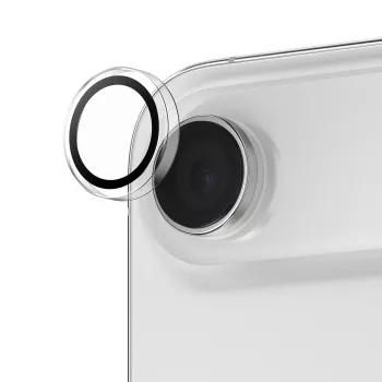 PanzerGlass Hoops -kameran linssinsuoja iPhone Air — karkaistu lasi ja silikoni, läpinäkyvä, 1 kpl