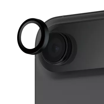 PanzerGlass Hoops -kameran linssinsuoja iPhone Air — karkaistu lasi, musta, naarmuuntumaton ja iskunkestävä