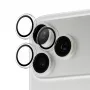 PanzerGlass Hoops -kameransuoja läpinäkyvä iPhone 17 Pro / 17 Pro Max / 16 Pro / 16 Pro Max, karkaistu lasi, silikoni, 1 kpl