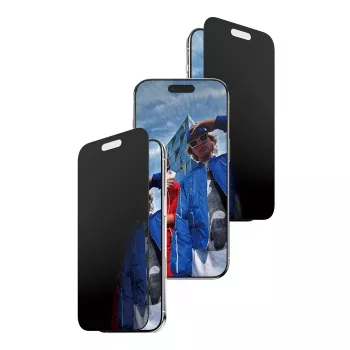 PanzerGlass Privacy -näytönsuojus iPhone Air — karkaistu lasi, ultra-wide fit, tietosuodatin, FASTFIT