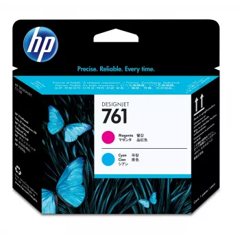 HP 761 magenta/syaani Designjet tulostuspää