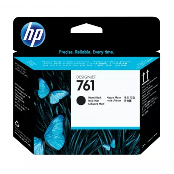 HP 761 mattamusta/mattamusta Designjet tulostuspää, HP DesignJet T7100 -tulostin, lämpömustesuihku, mattamusta, Singapore, 28 mm, 143 mm