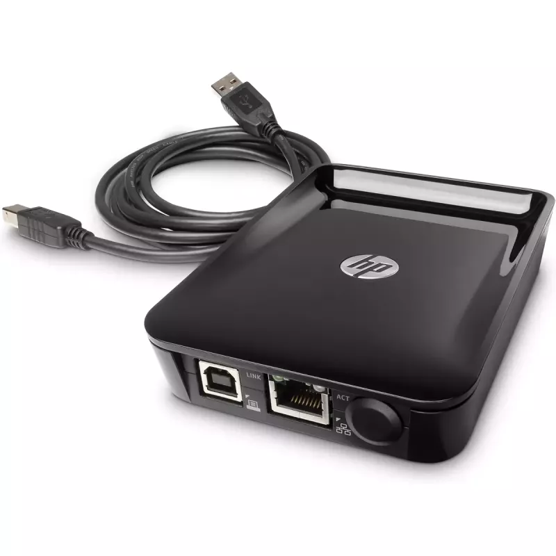 HP Jetdirect LAN -lisälaite HP 8FP31A leveys 87 mm syvyys 121,3 mm korkeus 27,5 mm
