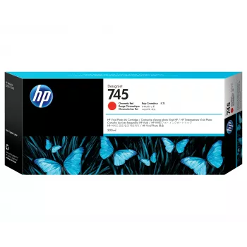 HP 745 300 ml DesignJet mustekasetti, kromaattinen punainen