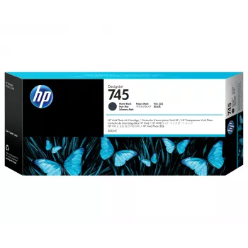 HP 745 kasetti, mattamusta, 300 ml, F9K05A