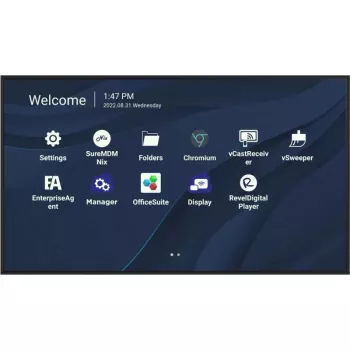 Viewsonic CDE7530 Signage-näyttö 190,5 cm (75 inch) Wi-Fi 450 cd/m² 4K Ultra HD musta integroitu prosessori Android 11