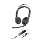 HP Poly Blackwire 5220 stereo USB-C kuuloke + 3,5 mm liitin + USB-C/A-sovitin