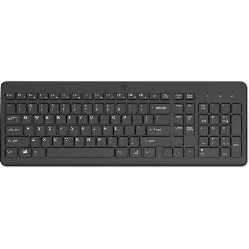 HP 225 langaton näppäimistö täysikokoinen langaton RF yleispätevä musta 805T1AA#ABD