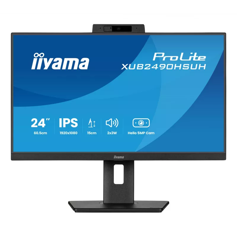 iiyama XUB2490HSUH-B2 tietokonemonitori 60,5 cm (23,8 inch) 1920 x 1080 pikseliä Full HD LED musta