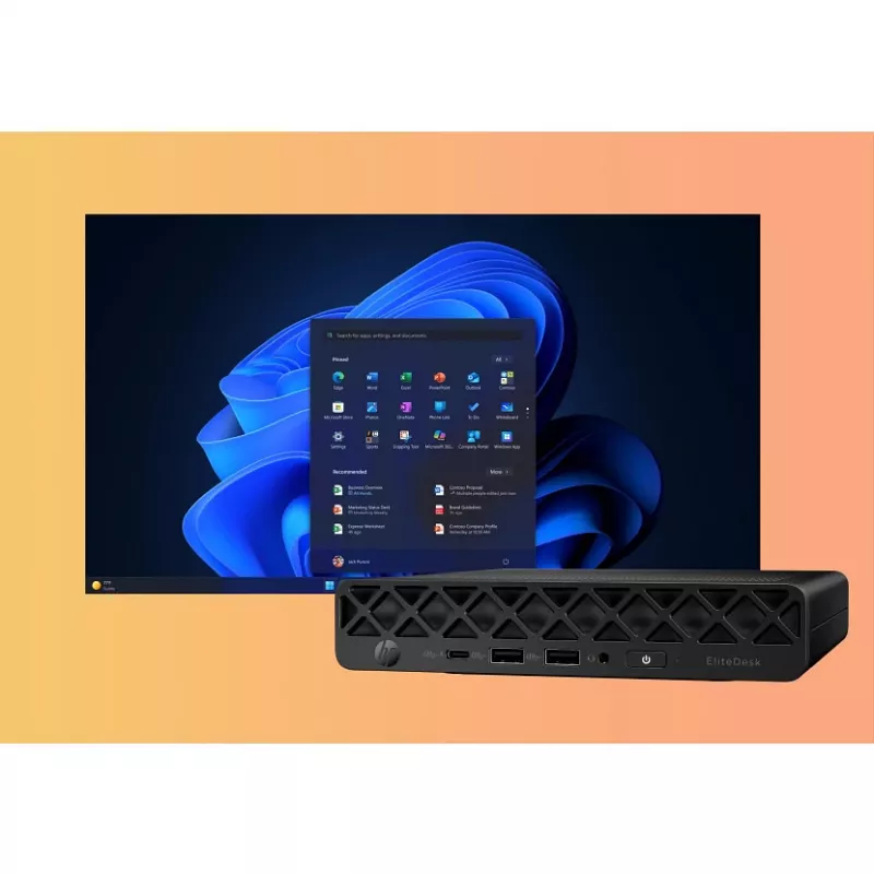 Mini-PC HP EliteDesk 8 Mini G1i AI Intel Core Ultra 9 64 GB 1 TB SSD Intel Graphics Windows 11 Pro