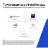 HP Z2 SFF G1i Intel Core Ultra 7 265K 32 GB DDR5-SDRAM NVIDIA RTX A400 Windows 11 Pro -työasema tekoälytyöasema, tekoäly-PC