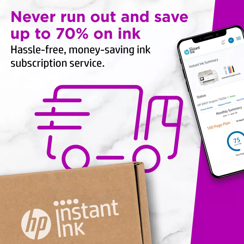 HP ENVY Inspire 7920e langaton monitoimitulostin, Instant Ink; kopiokone, skanneri