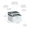 Tulostin HP LaserJet Pro 3002dn laser harmaa valkoinen