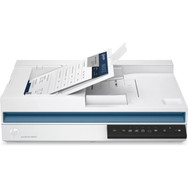 HP Scanjet Pro 2600 f1 taso- & ADF-skanneri 600 x 600 DPI A4 valkoinen