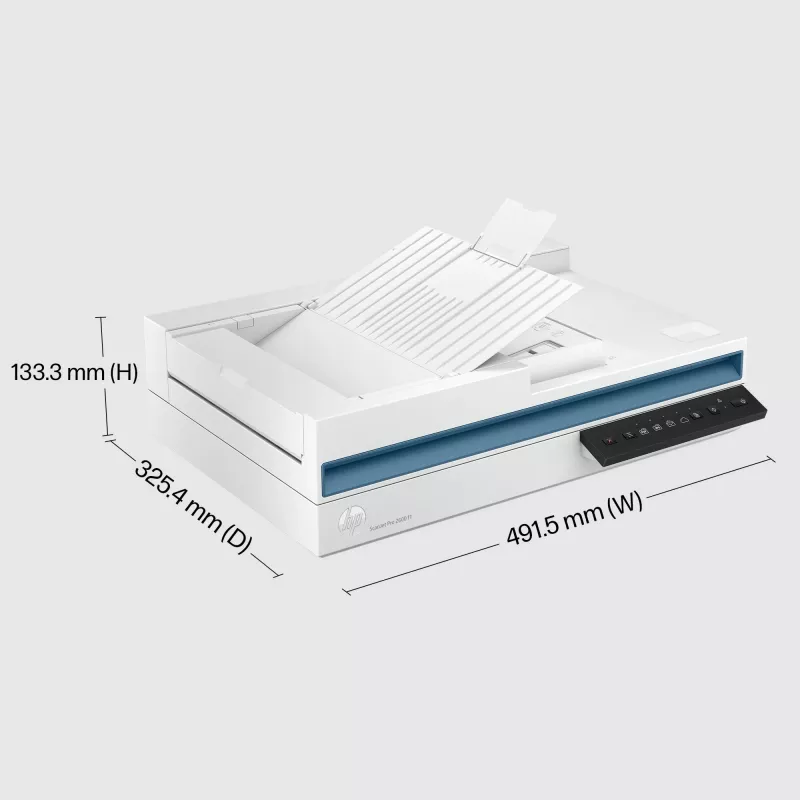 HP Scanjet Pro 2600 f1 taso- & ADF-skanneri 600 x 600 DPI A4 valkoinen