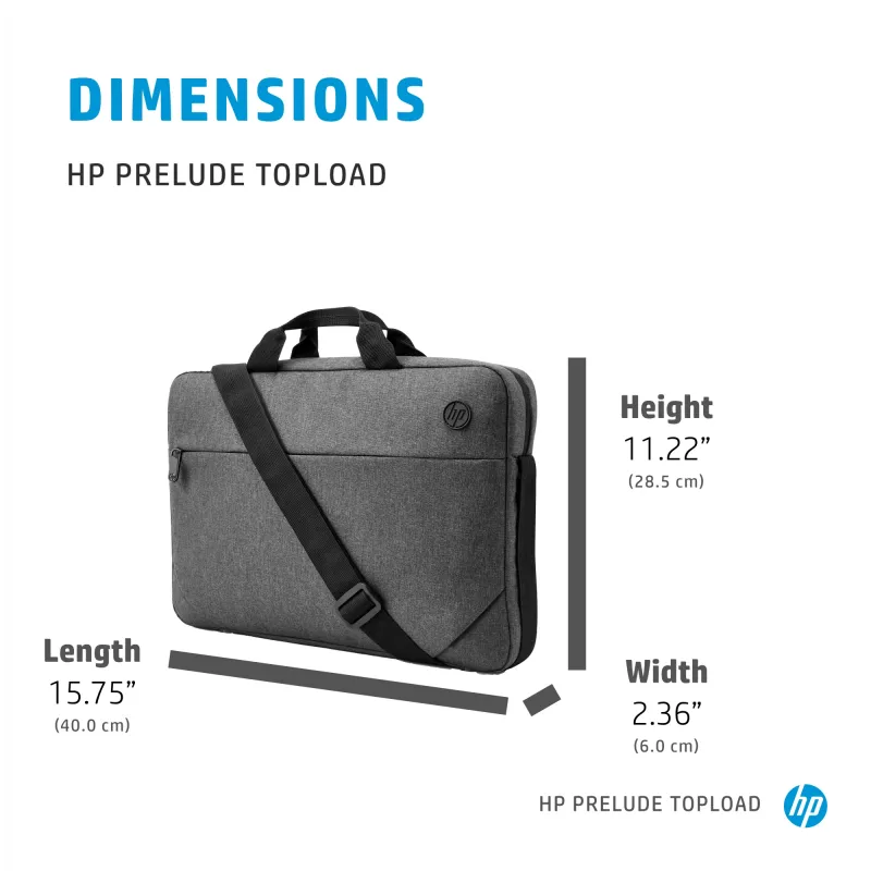 HP Prelude 15.6 tuuman toploader, toploader-laukku, 39,6 cm (15,6 tuumaa), 300 g
