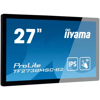 iiyama ProLite TF2738MSC-B2 tietokonenäyttö 68,6 cm (27 tuumaa) 1920 x 1080 pikseliä Full HD LED kosketusnäyttö monikäyttäjä musta