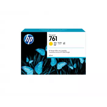 HP 761 400 ml keltainen DesignJet-mustepatruuna, HP DesignJet T7100 Printer; HP DesignJet T7200 Production Printer, Thermal inkjet, keltainen, Singapore, 174 mm, 114 mm