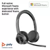 HP Poly Voyager 4320 Microsoft Teams -sertifioitu USB-A-kuulokemikrofoni + BT700-sovitin