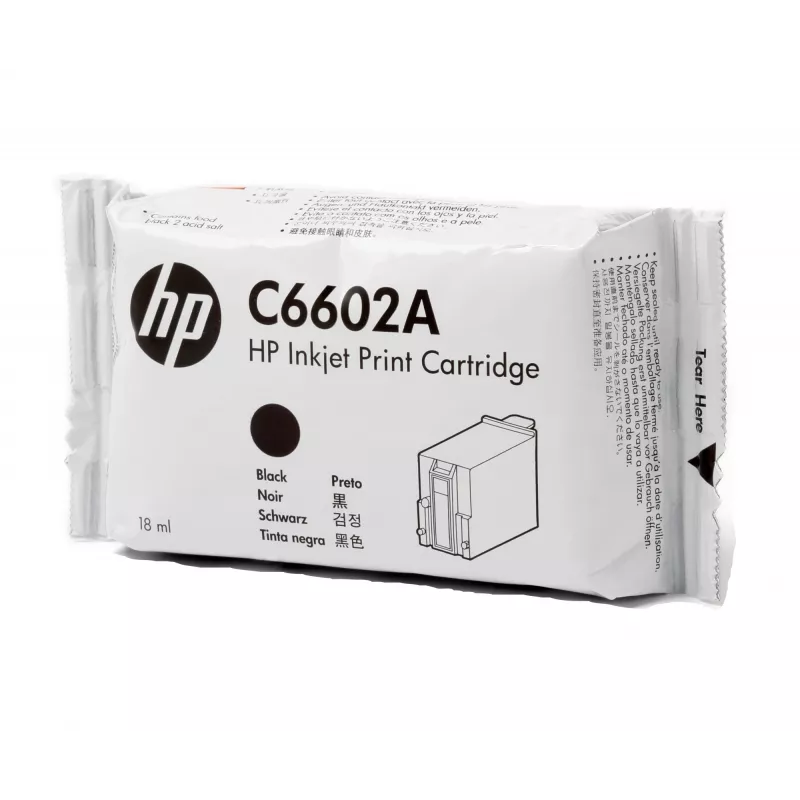 HP TIJ 1.0b 1 C6602A musta kasetti