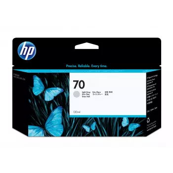 HP 70 130 ml Light Gray DesignJet-mustekasetti