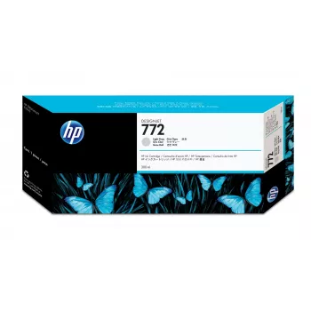 HP 772 300 ml Light Gray DesignJet-mustekasetti, HP Designjet Z5200 PostScript -tulostin, lämpömustesuihkutulostus, harmaa, Singapore, 283 mm, 41 mm