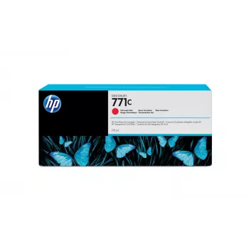 HP 771C 775 ml Chromatic Red DesignJet-mustekasetti, HP DesignJet Z6200 Photo Printer -sarja, lämpömustesuihkutulostus, Singapore, 324 mm, 120 mm, 64 mm