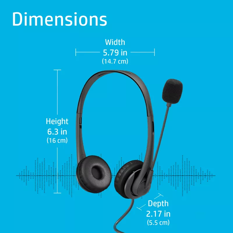 HP Stereo USB -kuulokemikrofoni G2