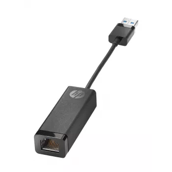 HP USB 3.0 - Gigabit RJ45 -sovitin G2, johdollinen, USB, Ethernet, musta