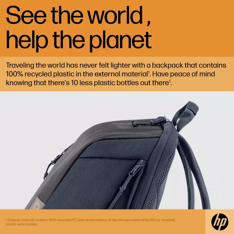 HP Travel 18 litraa 15.6 Iron harmaa kannettavan tietokoneen reppu