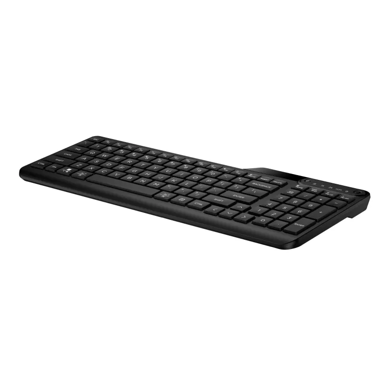 HP 475 kaksitoiminen langaton näppäimistö, täysikokoinen (100%), langaton, RF-langaton + Bluetooth, kalvokytkin, musta