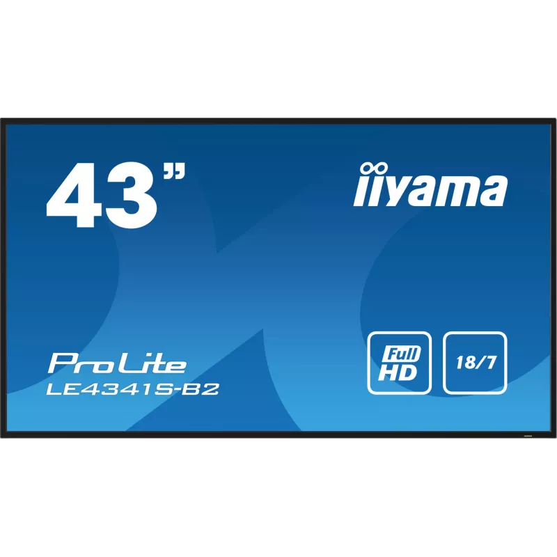 iiyama PROLITE LE4341S-B2 digitaalinen infonäyttö 108 cm (42,5
