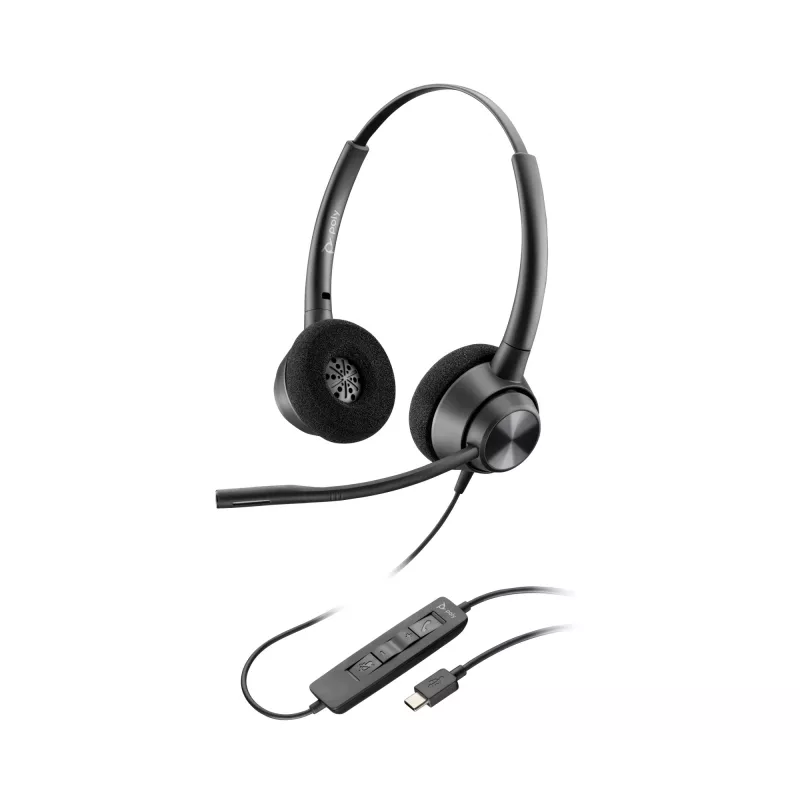 HP Poly EncorePro 320 stereo USB-C -headset TAA