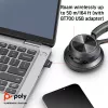 HP Poly Voyager 4310 USB-A -headset +BT700-dongle, langaton, toimisto/callcenter, 20 - 20000 Hz, 122 g, headset, musta