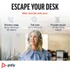 HP Poly Voyager 4310 UC mono-headset + BT700 USB-A-sovitin + latausasema