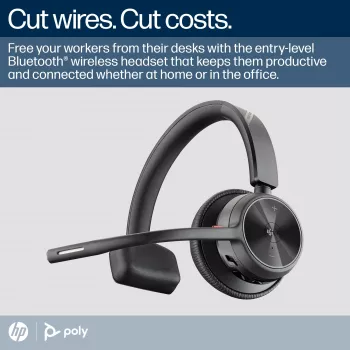HP Poly Voyager 4310 Microsoft Teams -sertifioitu headset + BT700-dongle + latausasema