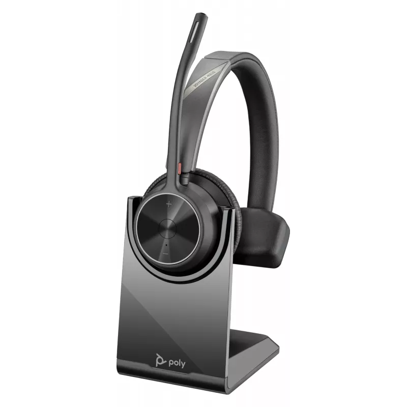 HP Poly Voyager 4310 USB-C -headset + BT700-dongle + latausasema