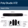 HP Poly Studio X72 all-in-one-videopalkki