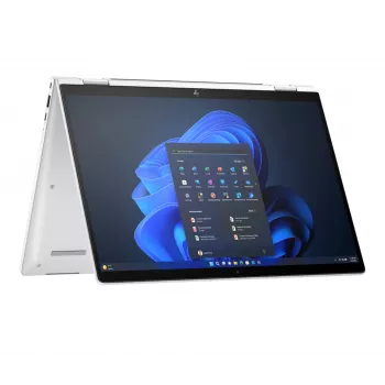 HP Elite x360 1040 G11 A26QTEA 2-in-1-kannettava, Intel Core Ultra 7 155H, 35,6 cm (14 tuumaa) 2,8K (2880 x 1800) OLED-kosketusnäyttö, 32 GB LPDDR5x, 1 TB SSD NVMe, Intel Arc Graphics, Wi-Fi 7, Windows 11 Pro, saksalainen näppäimistö, hopea