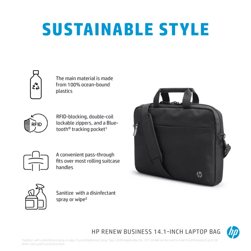 Messenger-laukku HP Renew Business 14,1 tuuman kannettavalle