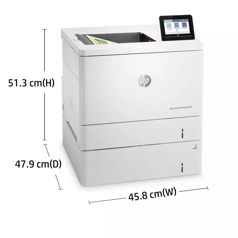 HP Color LaserJet Enterprise M555x, laser, väri, 1200 x 1200 DPI, A4, 38 ppm, kaksipuolinen tulostus