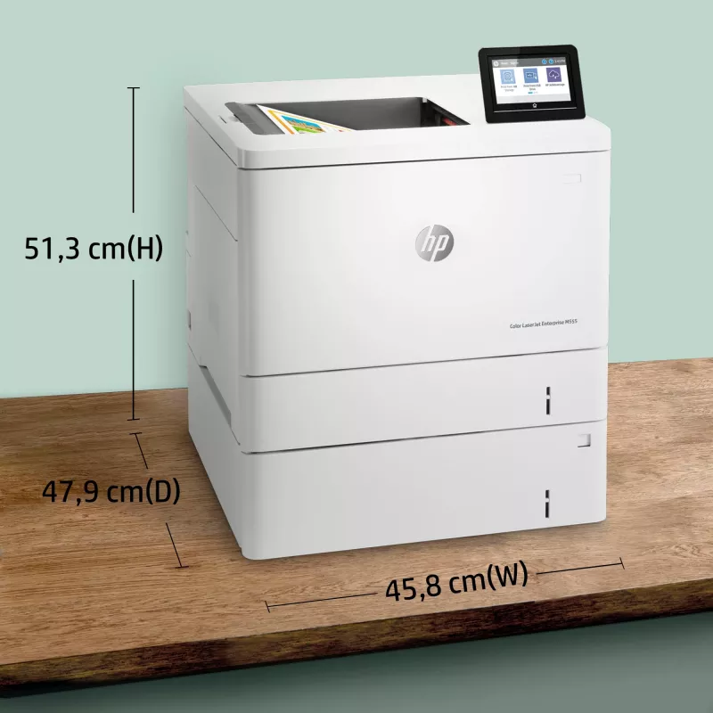 HP Color LaserJet Enterprise M555x, laser, väri, 1200 x 1200 DPI, A4, 38 ppm, kaksipuolinen tulostus