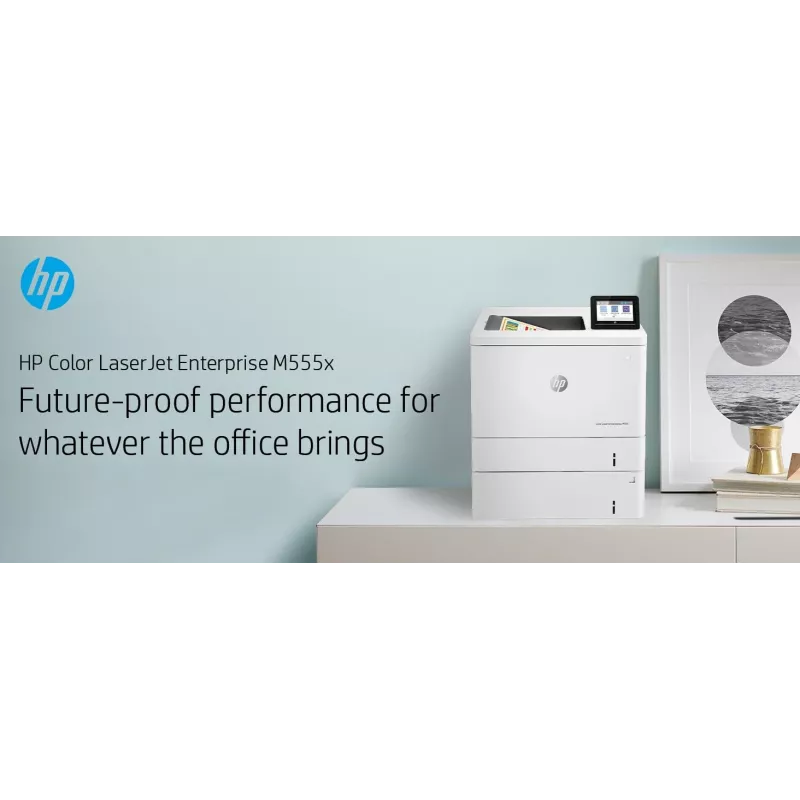 HP Color LaserJet Enterprise M555x, laser, väri, 1200 x 1200 DPI, A4, 38 ppm, kaksipuolinen tulostus