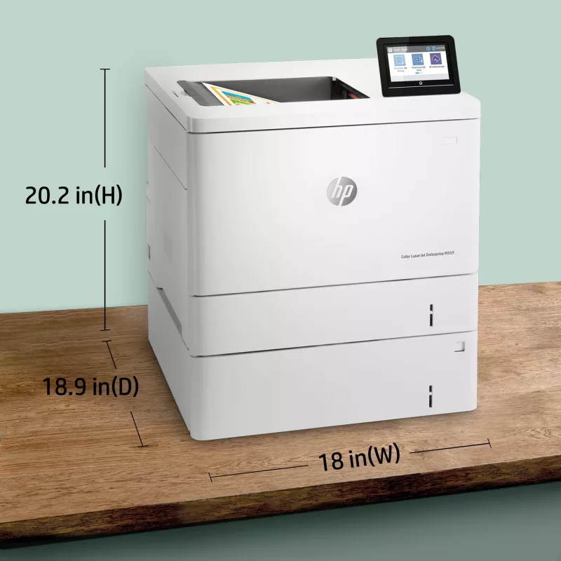 HP Color LaserJet Enterprise M555x, laser, väri, 1200 x 1200 DPI, A4, 38 ppm, kaksipuolinen tulostus