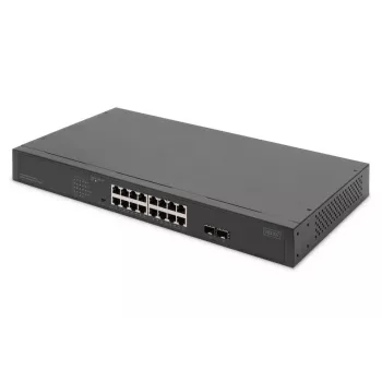 Hallitsematon kytkin Digitus DN-95347-2 16-porttinen Gigabit Ethernet 1U