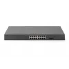 Hallitsematon kytkin Digitus DN-95347-2 16-porttinen Gigabit Ethernet 1U